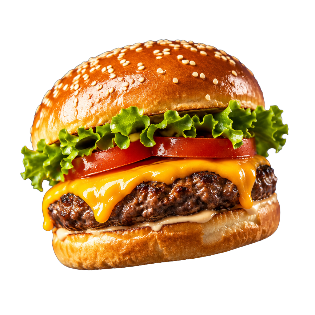 The Hook Burger — our signature cheeseburger